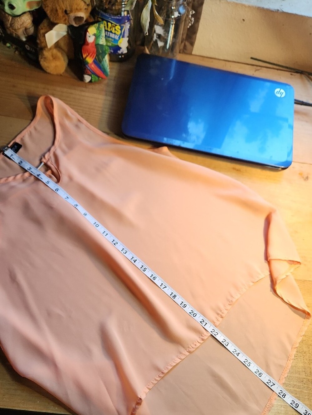 Utopia Sleeveless Keyhole Camisole in Blush Pink. Sz L - Picture 8 of 8